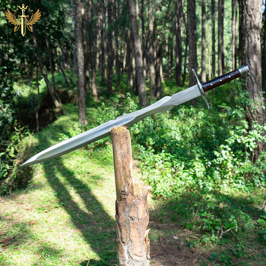 30 Medieval Sword With Knife Sheath, Custom Viking Swords With