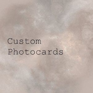 Custom KPop Photocards