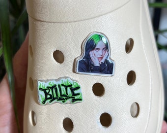 Billie Croc Charms Billie Jibbitz Gift for Fans Eilish Etsy