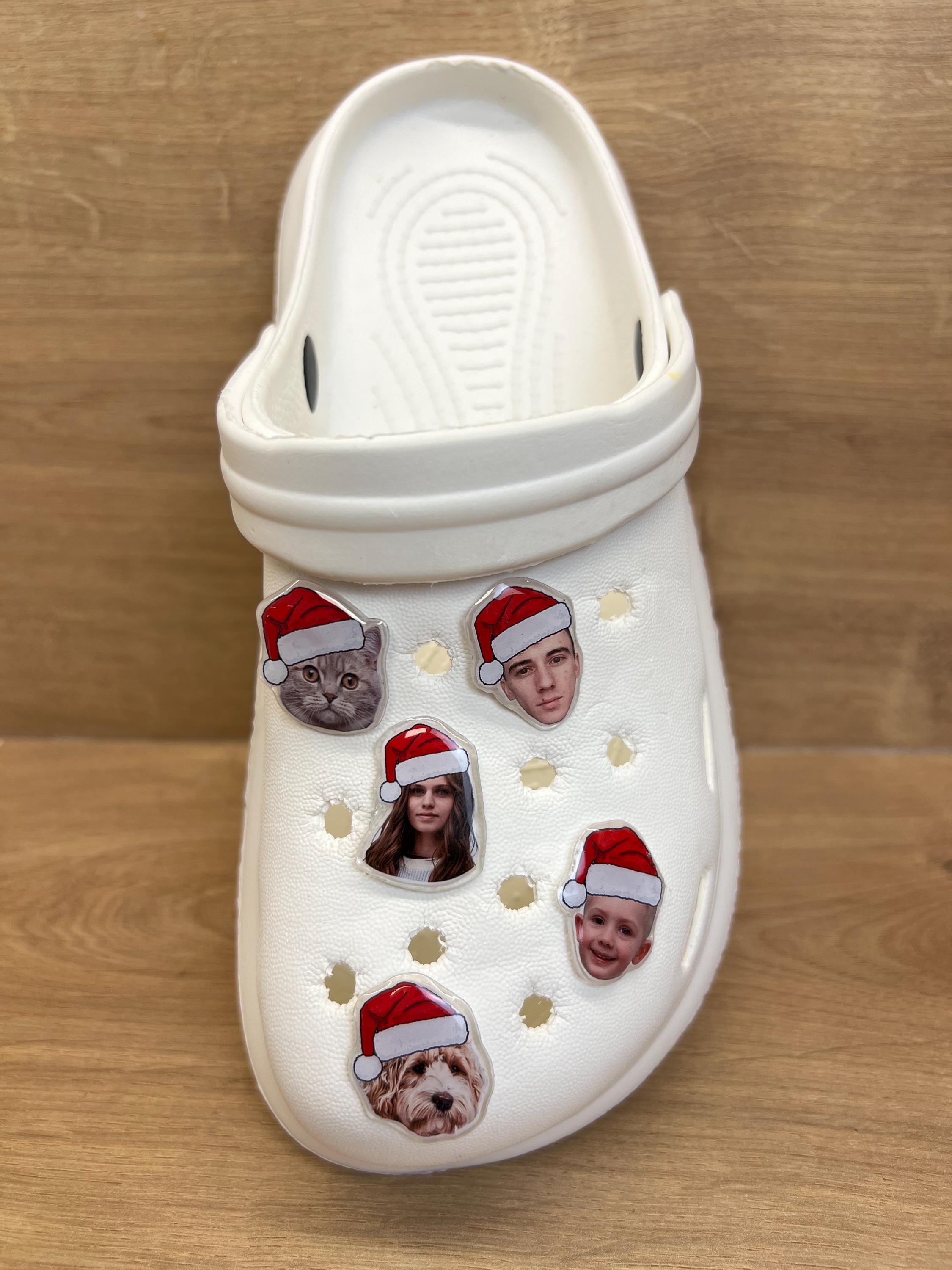 Custom Christmas Jibbitz, Custom Shoe Charms, Personalized Accessories, Handmade Jibbitz, Gift, Gift for Friends, Gift for Family
