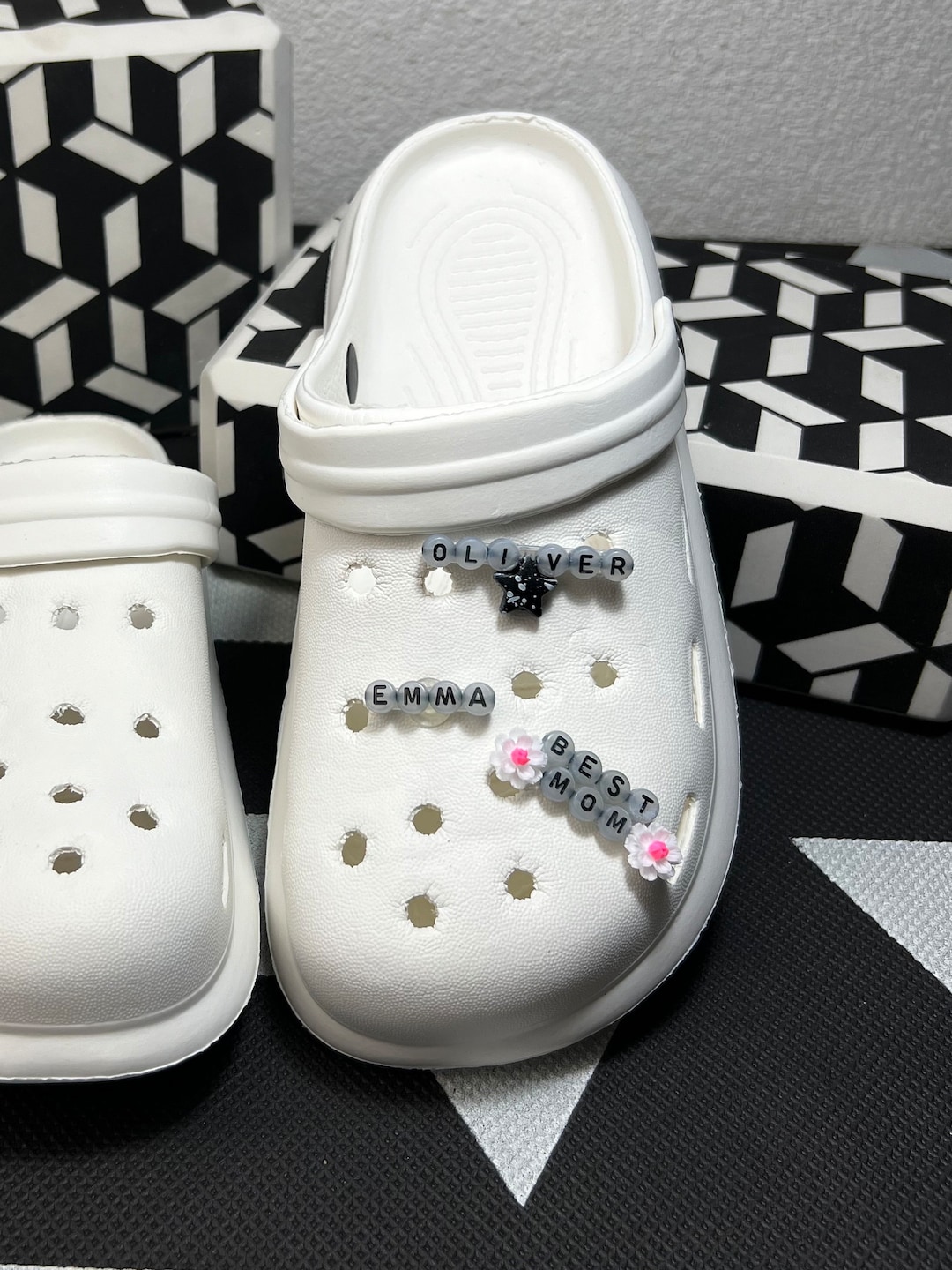 Personalized Handmade Jibbitz Names Luminous Custom Croc Charms