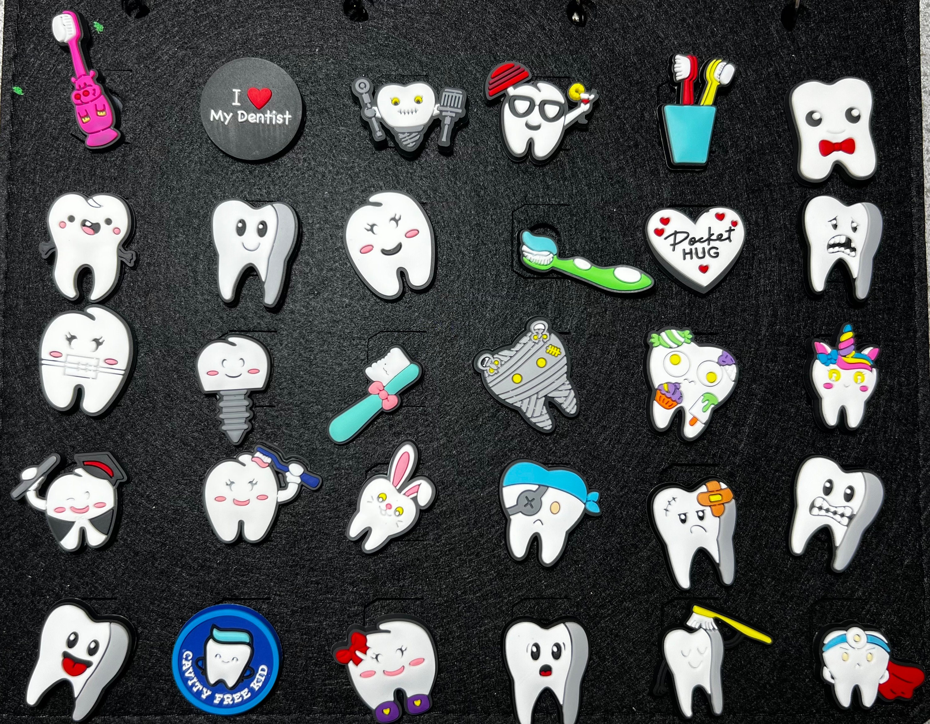 Dentist Croc Charms Dental Jibbitz Croc Charms for Dentist Gift for