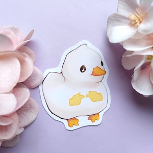 Schüchterne Ente Sticker