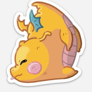 Chunky Chibi Dragonite Sticker