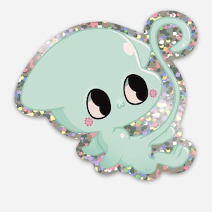 Shiny Retro Mew Sticker
