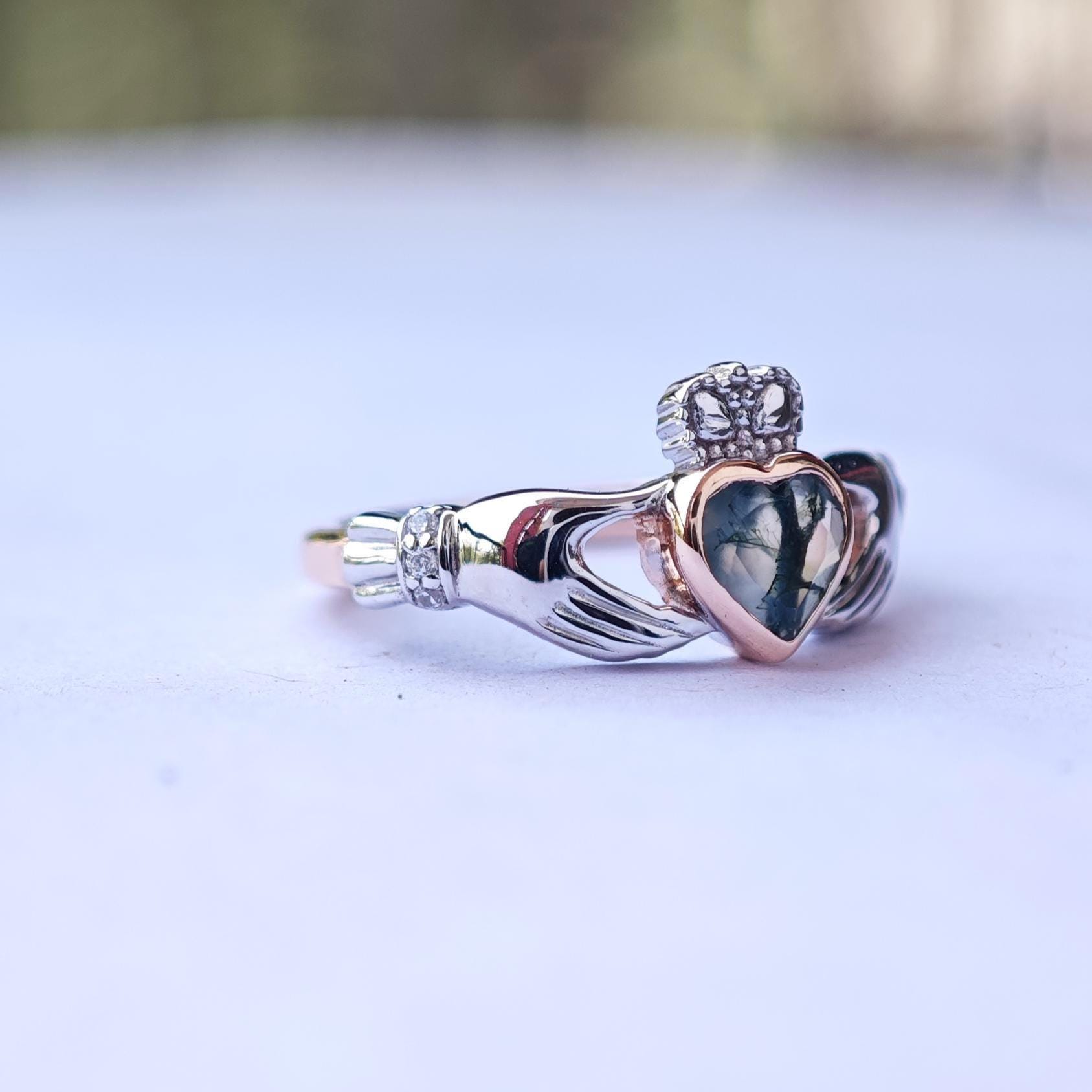 306 Claddagh Ring　クラダリング　vintage 12号 306 Claddagh Ring クラダリング vintage 12号（Vintage