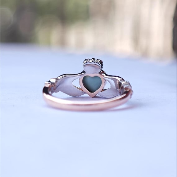 Un Corazón Anillo Claddagh Significado Simbolo Celta Claddagh Significado  Auténtico Anillo Irlandés