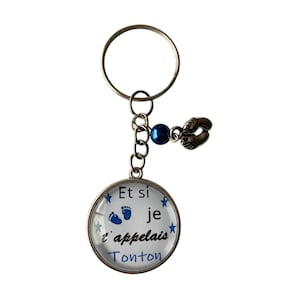 uncle key ring and if I called you uncle; birth announcement