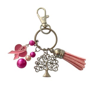 NCQiFei Cancer Du Sein Ruban Rose Boucles D'Oreilles à Tige Octobre Pour La Sensibilisation Au Cancer Du Sein, éLégants Accessoires Boucles D'Oreilles Pendantes En Forme De Cœr Pour Femmes