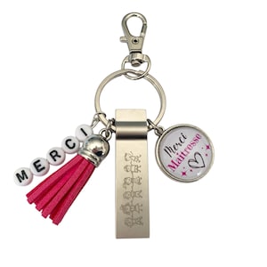 Original teacher gift – key ring with 4 GB USB key – thank you teacher – personalized teacher gift at the end of the school year