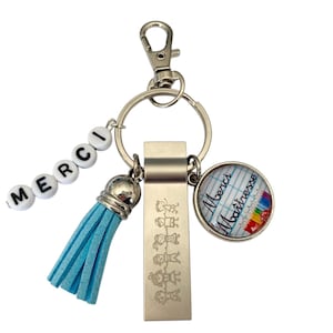 Regalo original para profesores – llavero con memoria USB de 4 GB – gracias profesor – regalo personalizado para profesor al final del curso escolar