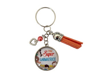 Gift for animator – super animator key ring – thank you – end of school year thank you gift
