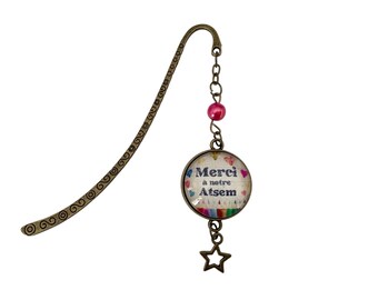 End of year gift for atsem – personalized bookmark – Thank you atsem – small original school gift