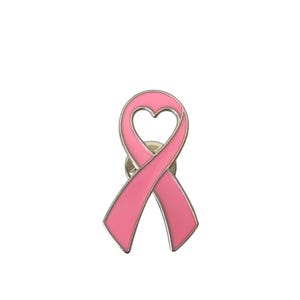 Nålar för västar, koftor, halsdukar, rosa oktober, nålstil, rosa hjärtband