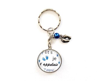 grandpa key ring; what if I called you grandpa; birth announcement