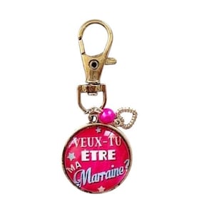 keychain do you want to be my godmother?