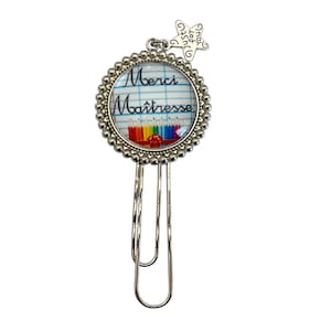 Original teacher gift – thank you teacher bookmark – personalized teacher gift at the end of the school year