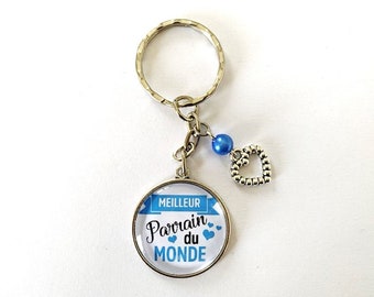 best godfather in the world key ring; birth announcement