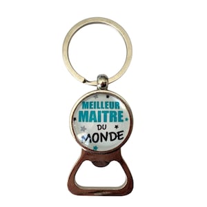 Regalo original para profesores: llavero abrebotellas de agradecimiento para profesores, regalo personalizado de fin de curso.