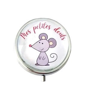 Tooth box, little mouse, My little teeth, glass cabochon