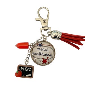 Original teacher gift – thank you teacher key ring – personalized teacher gift at the end of the school year