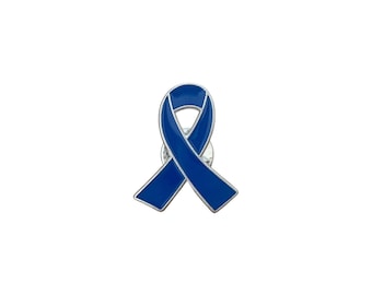 Pin de lazo azul: Concientización sobre el cáncer masculino y Movember