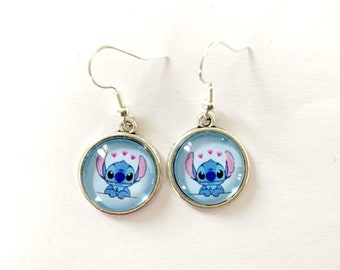 boucles d'oreilles Stitch