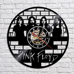 Pink Floyd Vinyl Record Wall Clock, Musician Decor, Rock Legends Art, Music Lover Gift, Home Decorating Ideas, Christmas Gifts For Girls