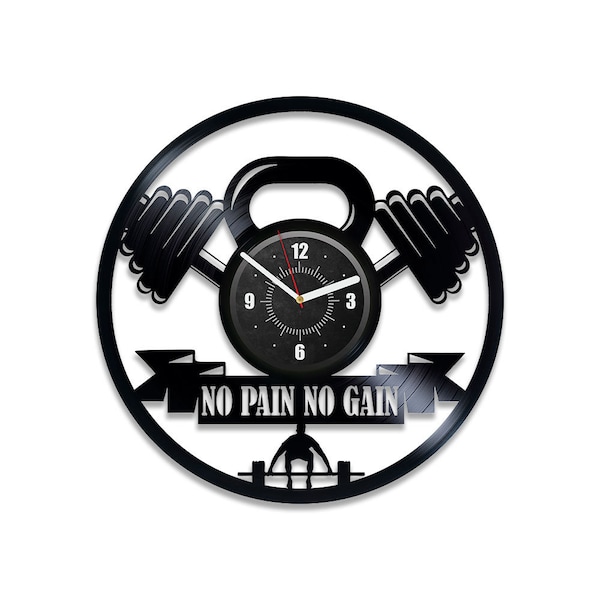 Gym Wall Clock Etsy