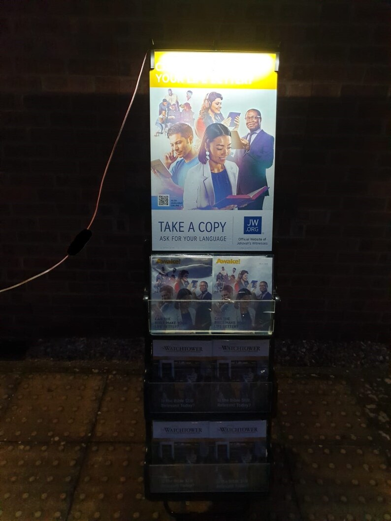 JW Literature Cart Lights Etsy UK