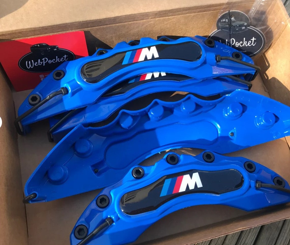 BMW M Sport Look Remklauw Covers 4PC Blauw Rood &Geel Etsy België