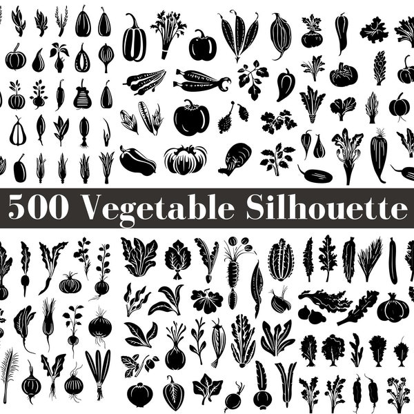 Vegetable svg Bundle,Food svg,pumpkin svg,Vegetable clipart vector svg png dxf eps stencil cut file for Cameo silhouette cricut vinyl file