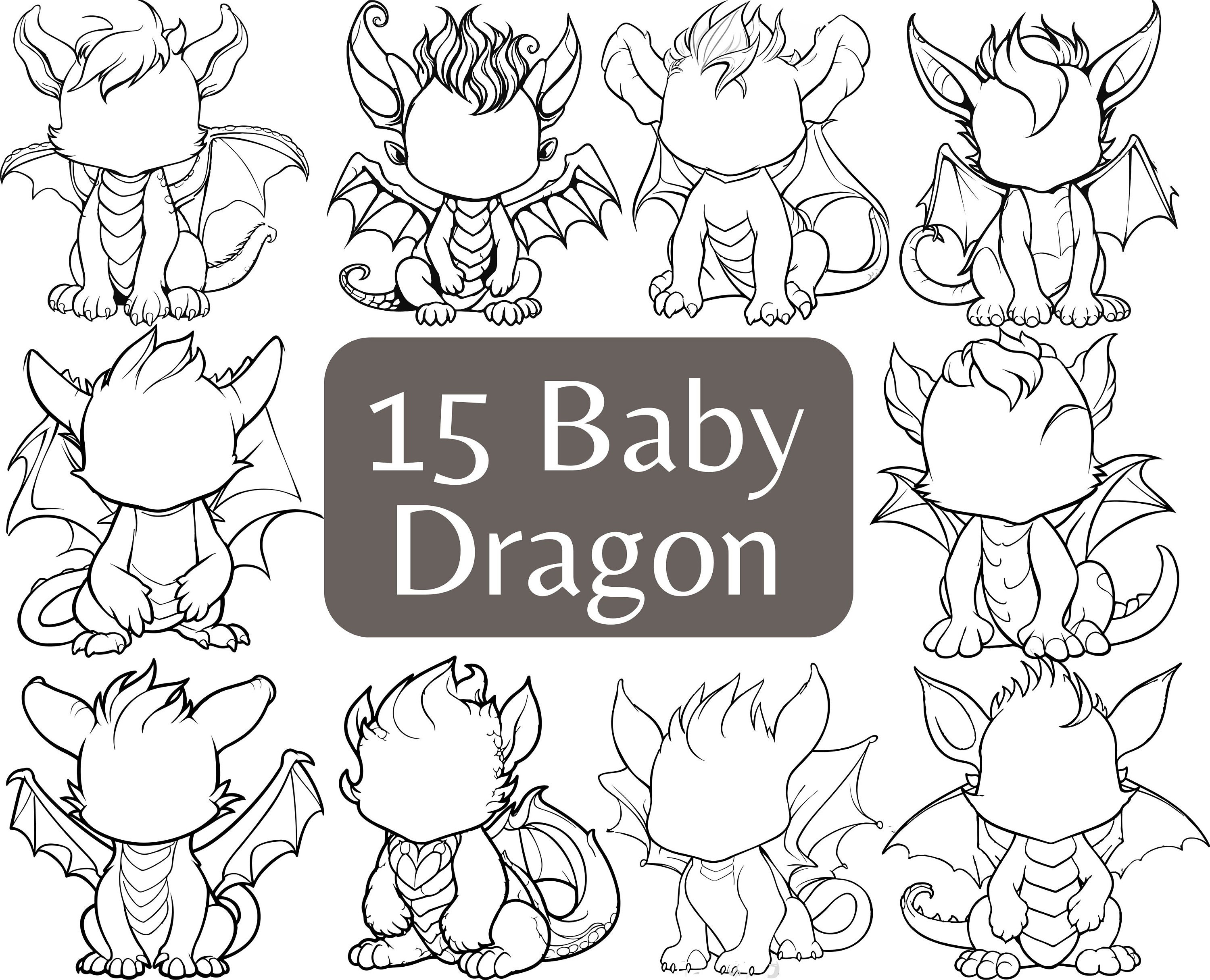 Line Art Dragon Png Bundle | Woman Flowers Png | Flowers Png | Png for Canvas | Canvas Art Png  | Line art Png  | Cut Files for Cricut