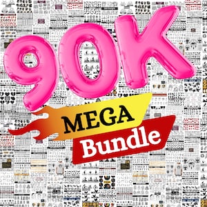 90K Silhouette Designs, Silhouette Full Bundle mit 131 Bundles