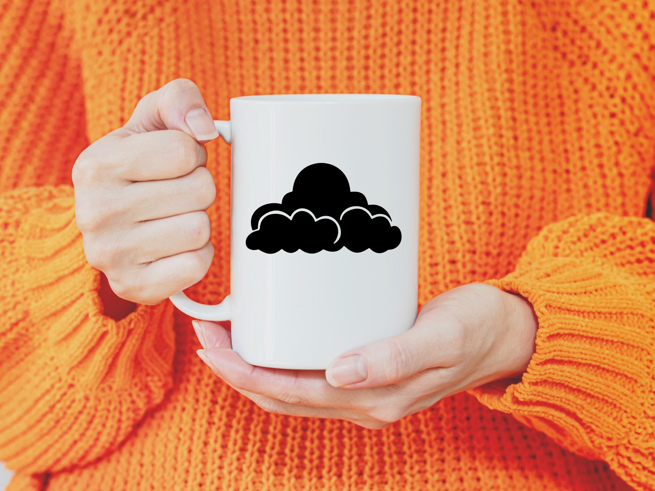 Cloud Silhouette Cut Files | 500 Cloud SVG Vector Bundle (digital ...