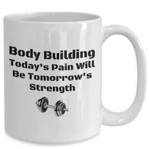 Bodybuilding figure bodybuilding nutrition protein program wellness supplements store anatomy cutting gift mug cup coffee tea bodybuildin...