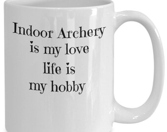 Archery indoor love hobby leather bullseye traditional recurve win bowmen target apparel hunting hats quiver ceramic dishwasher safe habi...