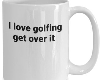 Golf clubs balls men gifts tees bag cart accessories mug cup coffee tea high grade ceramic dishwasher safe shirts for men rangefinder gif...