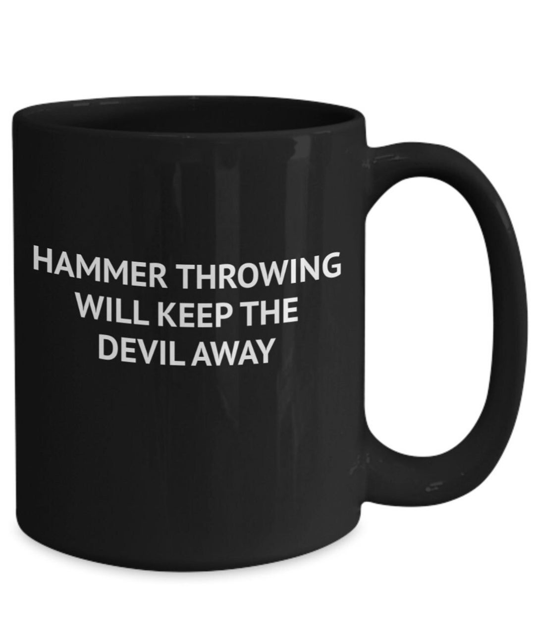 Hammer Throw Hammer Throwing Keep the Devil Away Shoes Wire Gift Mug