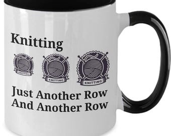 Patrón de tejido agujas de bambú superiores hilo rematar montaje disminuir punto musgo regalo para ella regalo para él taza taza café té hombres a mitad de nosotros...