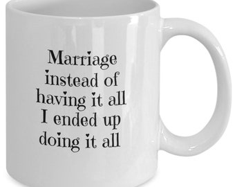 marriage having instead of gift mug cup coffee tea ceramic dishwasher safe promises love to have and to hold made in heaven