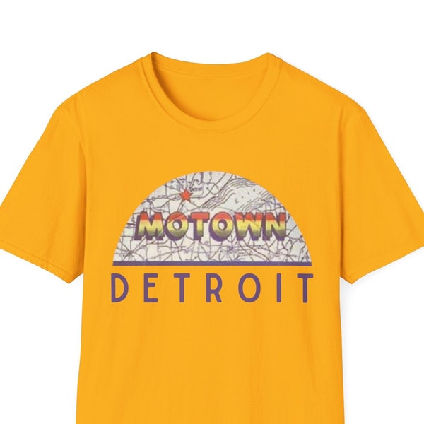 Motown Detroit T Shirt, Gift Shirt from Detroit Motown, Motown Shirt for Him Her