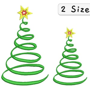 Embroidery File Christmas Tree Embroidery Design Text Silverster Christmas Christmas