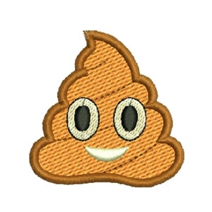 Embroidery file Kackhaufen Embroidery design for children, internet, memes
