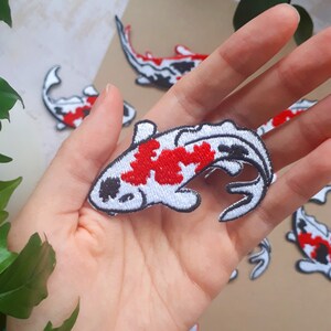 Patchs thermocollants Poisson Koi japonais Patch thermocollant Application Japon Asie Anime image 4