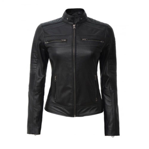 New Women's Leather Motorcycle Biker Jacket 100% Genuine - Etsy