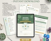 Holistic Wellness Planner Printable – Mind, Body & Self Care Journal