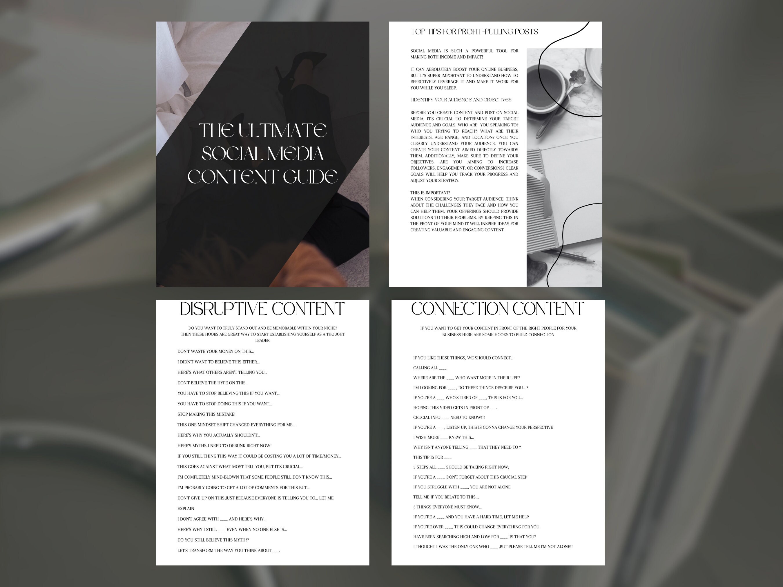 Done for You Social Media Content Guide With Master Resell Rights MRR ...