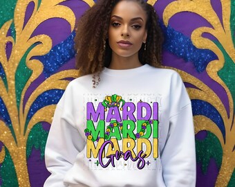 Mardi Gras | Digital Design | Sublimation Design | PNG