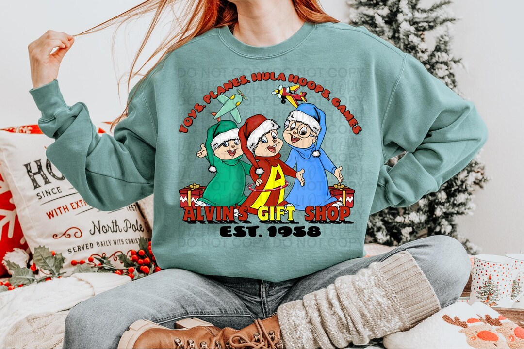 Alvin's Gift Shop PNG Screen Print Sublimation Digital Design Etsy